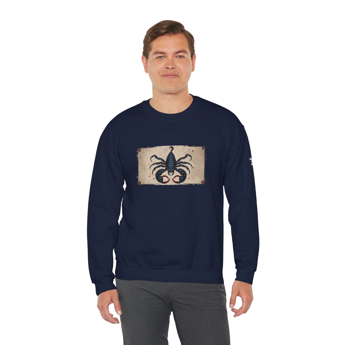 Scorpio - Gothic Zodiac Blue Sweatshirt