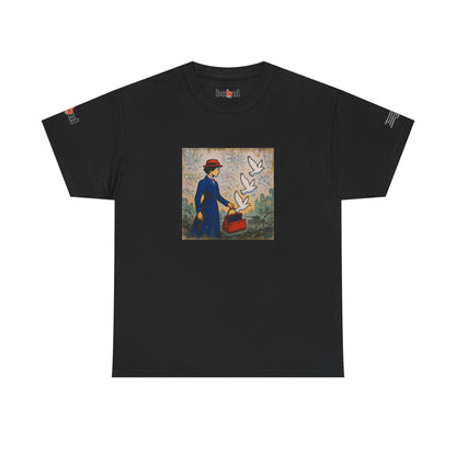 Rebel Graphic Tee - Unisex Heavy Cotton T-Shirt for the Wild at Heart. Rebel Tees, Born to Be Worn