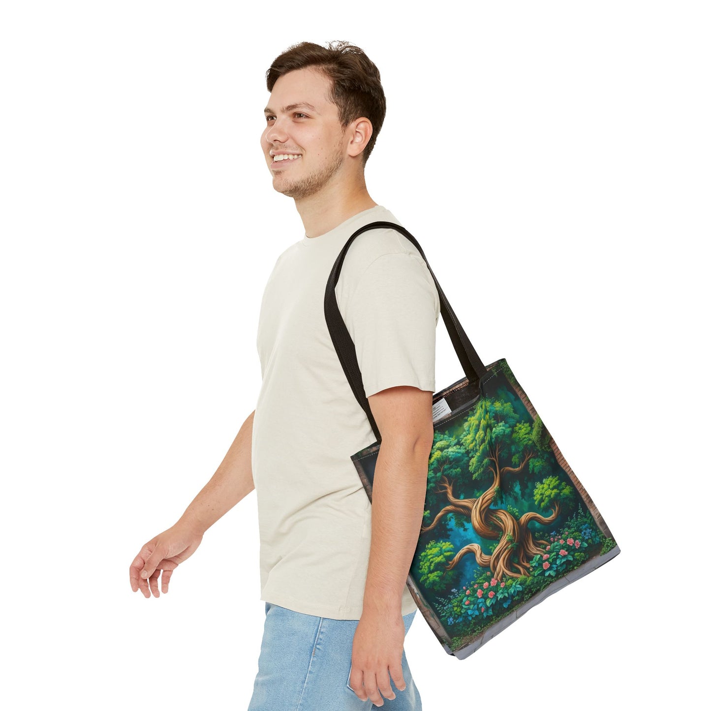 Artistic Surge - Eco-Friendly Canvas Tote Bag - TREE