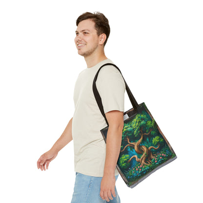 Artistic Surge - Eco-Friendly Canvas Tote Bag - TREE