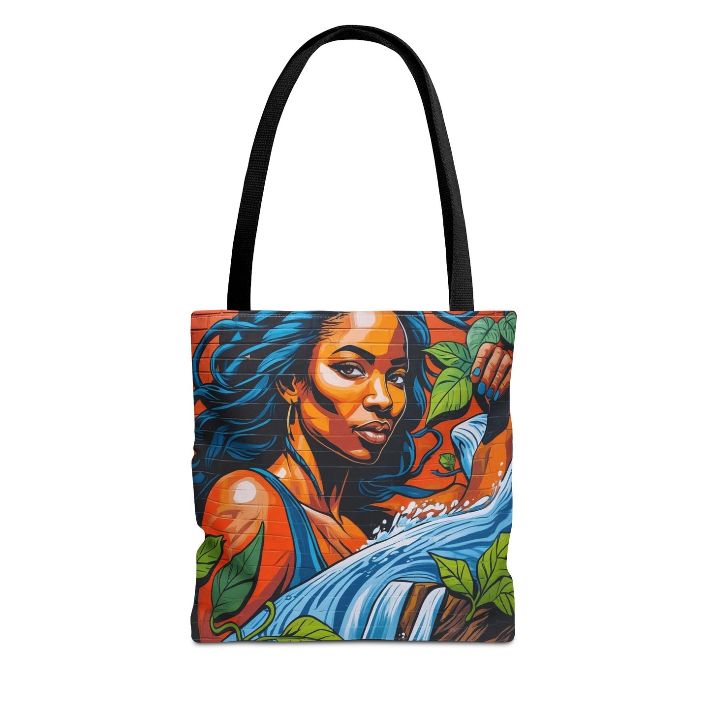 Artistic Surge - Eco-Friendly Canvas Tote Bag - WOMAN WITH WATER