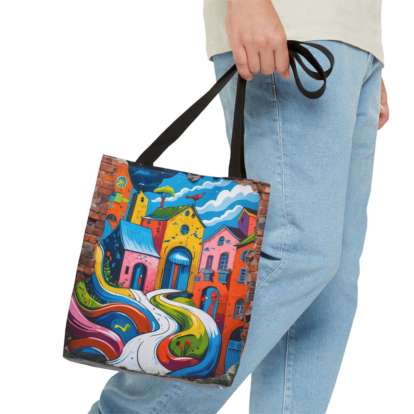 Artistic Surge - Eco-Friendly Canvas Tote Bag - HOUSES