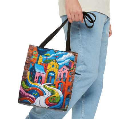 Artistic Surge - Eco-Friendly Canvas Tote Bag - HOUSES