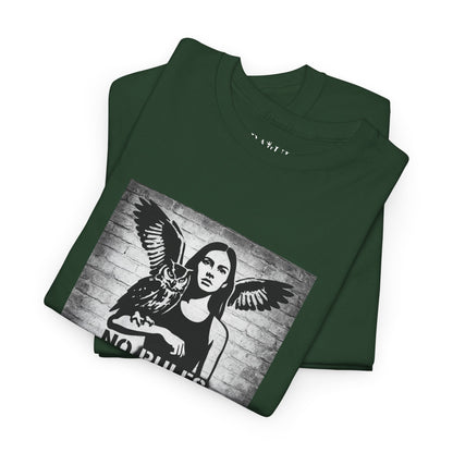 Rebel Graphic Tee - Unisex Heavy Cotton T-Shirt for the Wild at Heart. Rebel Tees, Born to Be Worn - NO RULES, JUST INSTINCT