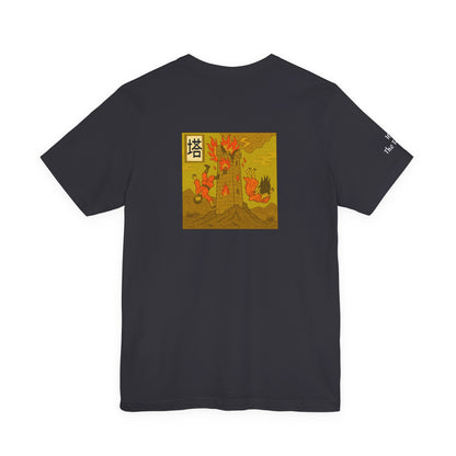 The Tower - Tarot in Ukiyo-e Style