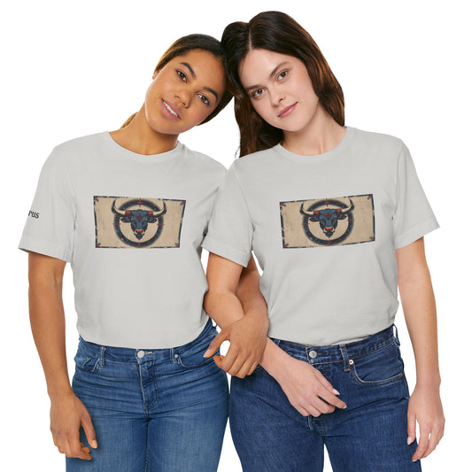 Taurus - Gothic Zodiac T-Shirt. Zodiac in the Shadows