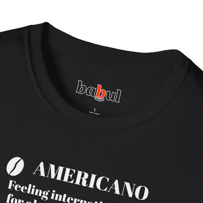 CoffeeTherapy T-Shirt – Irony Is the Best Cure (Right After Coffee)