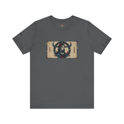 Virgo - Gothic Zodiac T-Shirt. Zodiac in the Shadows