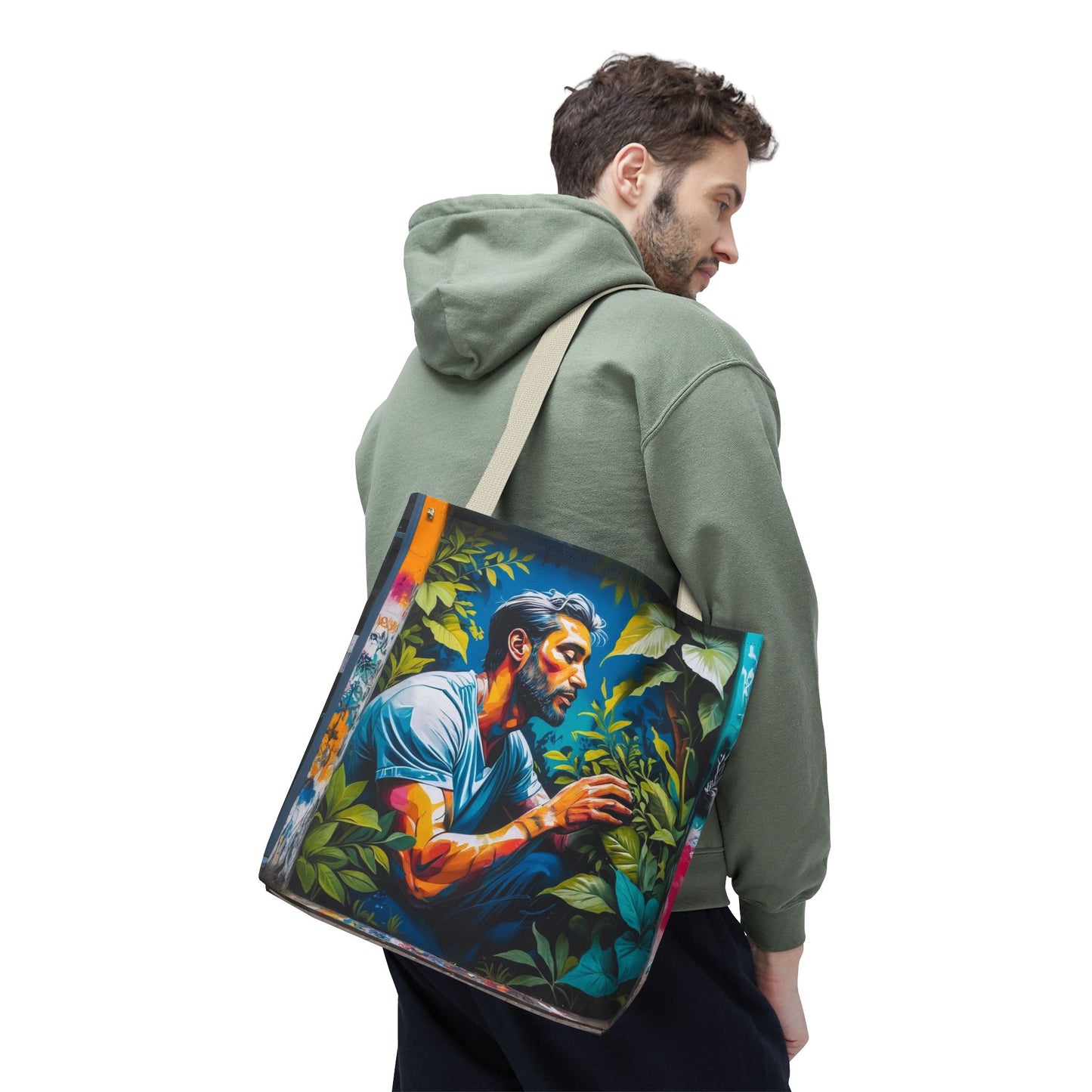 Artistic Surge - Eco-Friendly Canvas Tote Bag - LOVE FOR NATURE