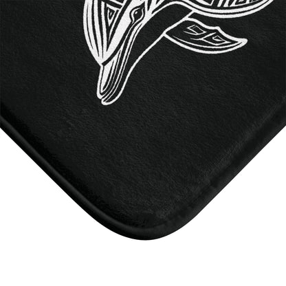 Tribal Bath Mat. Ocean Energy, Tribal Style