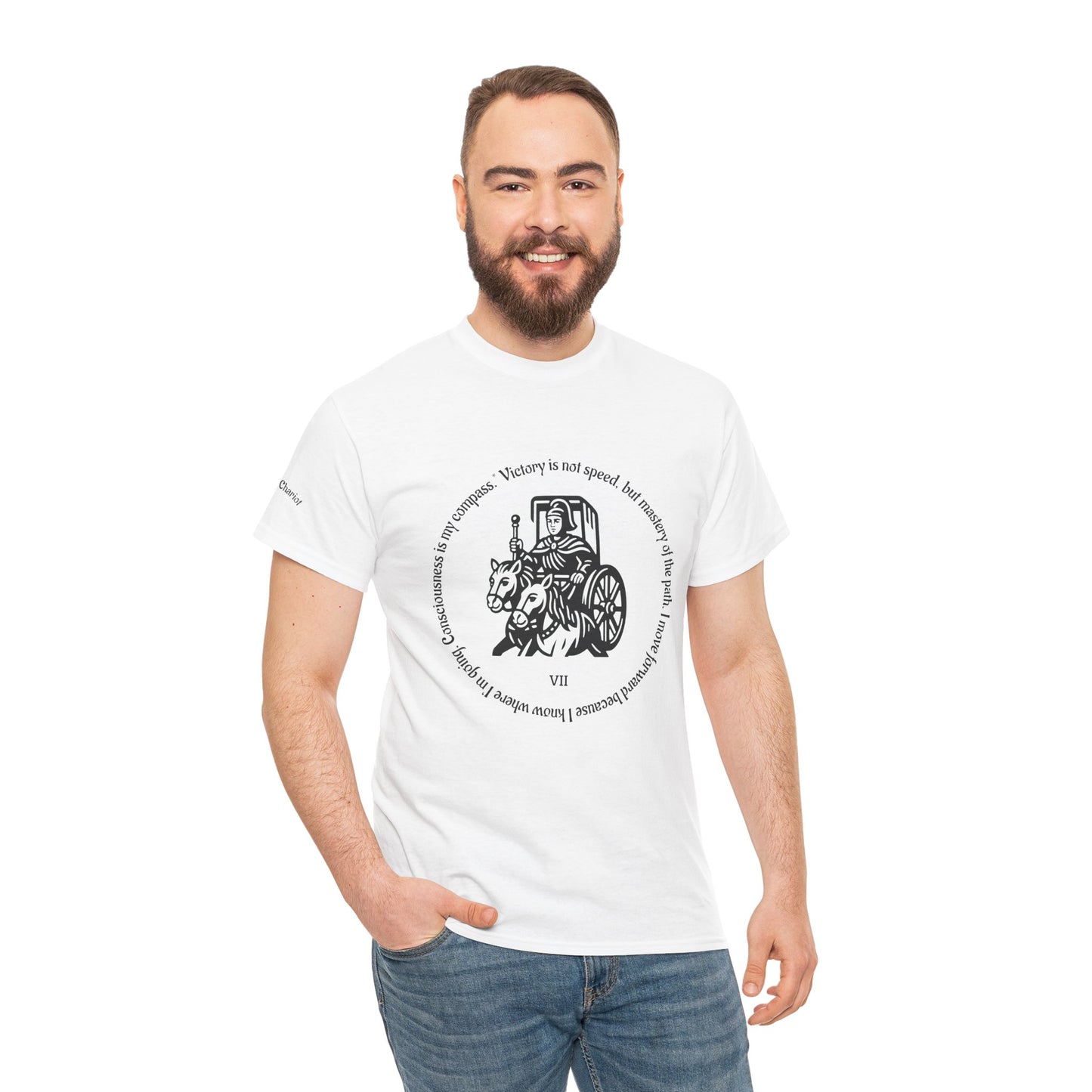 The Chariot - ArcanaPop T-Shirt – Where Tarot Magic Meets Pop Art