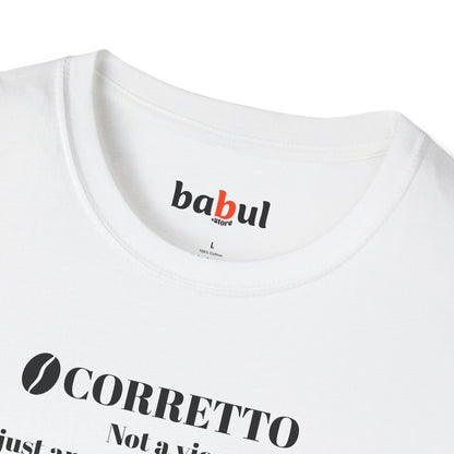 CoffeeTherapy T-Shirt – Irony Is the Best Cure (Right After Coffee)