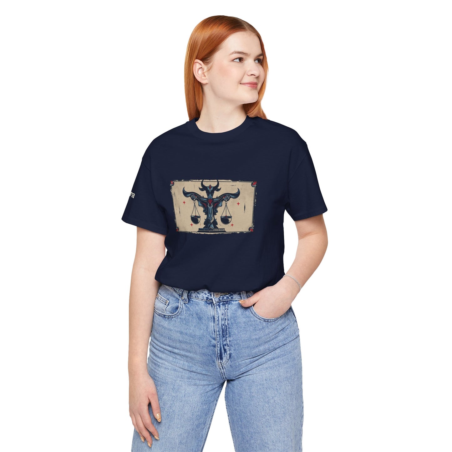Libra - Gothic Zodiac T-Shirt. Zodiac in the Shadows