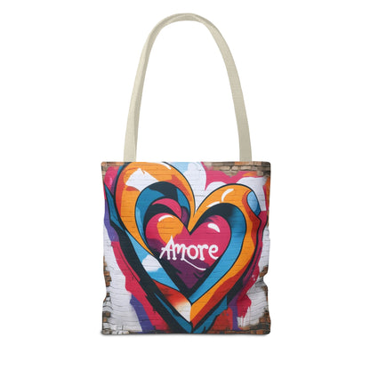 Artistic Surge - Eco-Friendly Canvas Tote Bag - HEART
