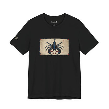Scorpio - Gothic Zodiac T-Shirt. Zodiac in the Shadows
