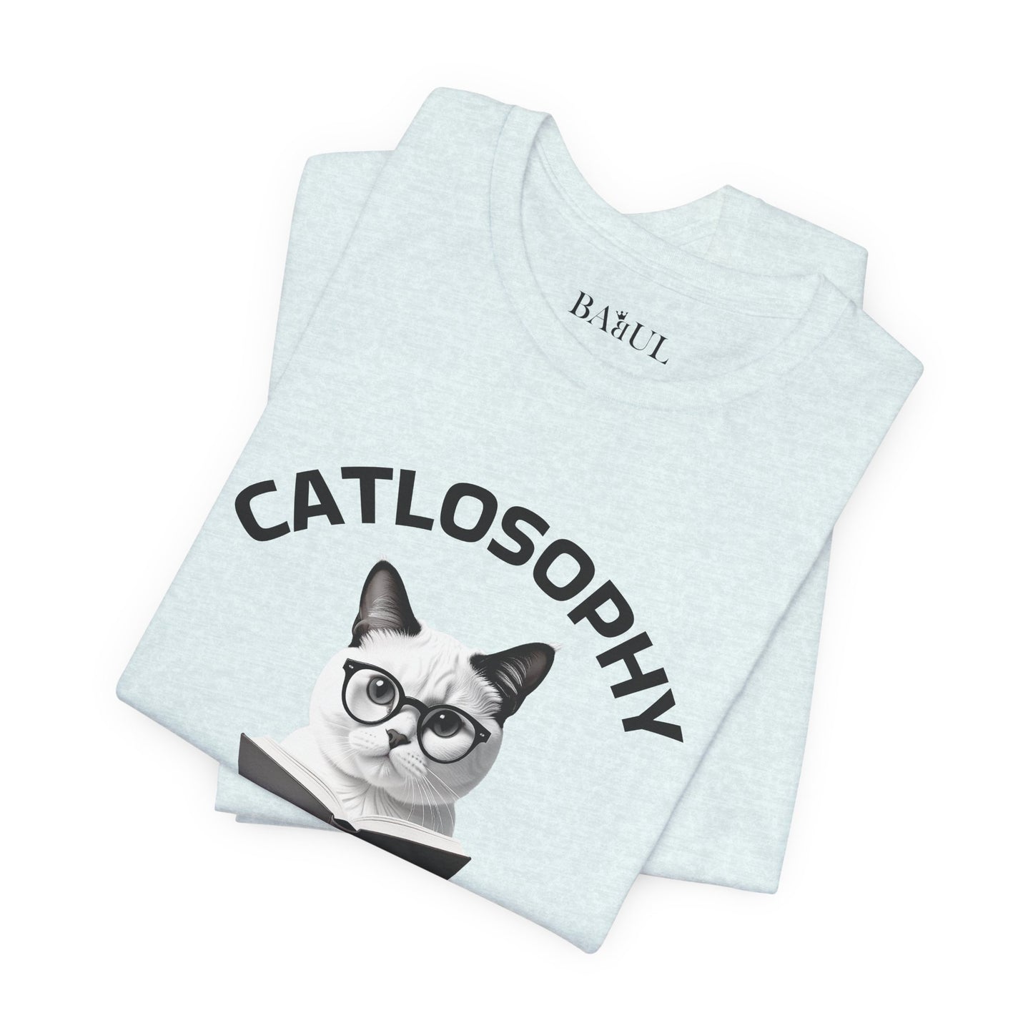 Catlosophy Unisex Jersey Short Sleeve Tee –  "The Key to Life" Design