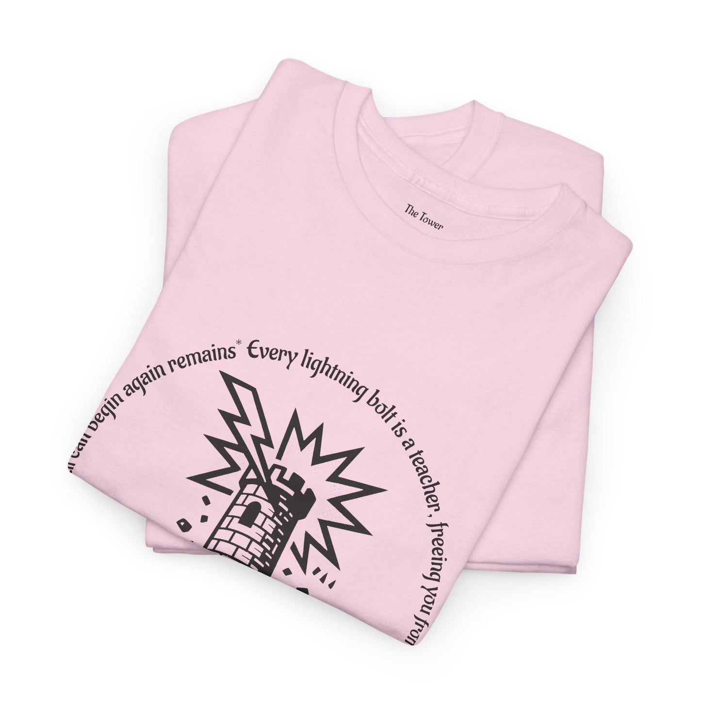 The Tower - ArcanaPop T-Shirt – Where Tarot Magic Meets Pop Art