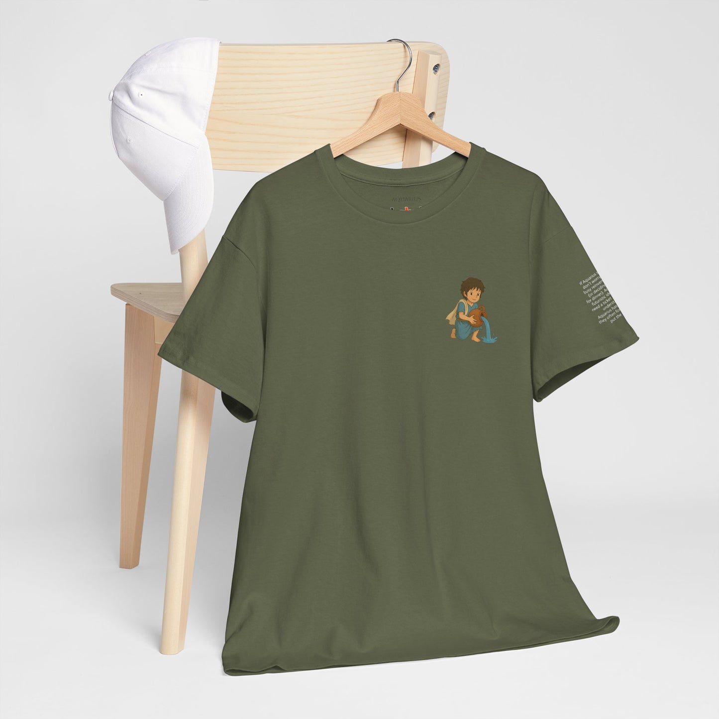 AQUARIUS - Dreamy Zodiac T-Shirts – The Magic of the Stars in Ghibli Style