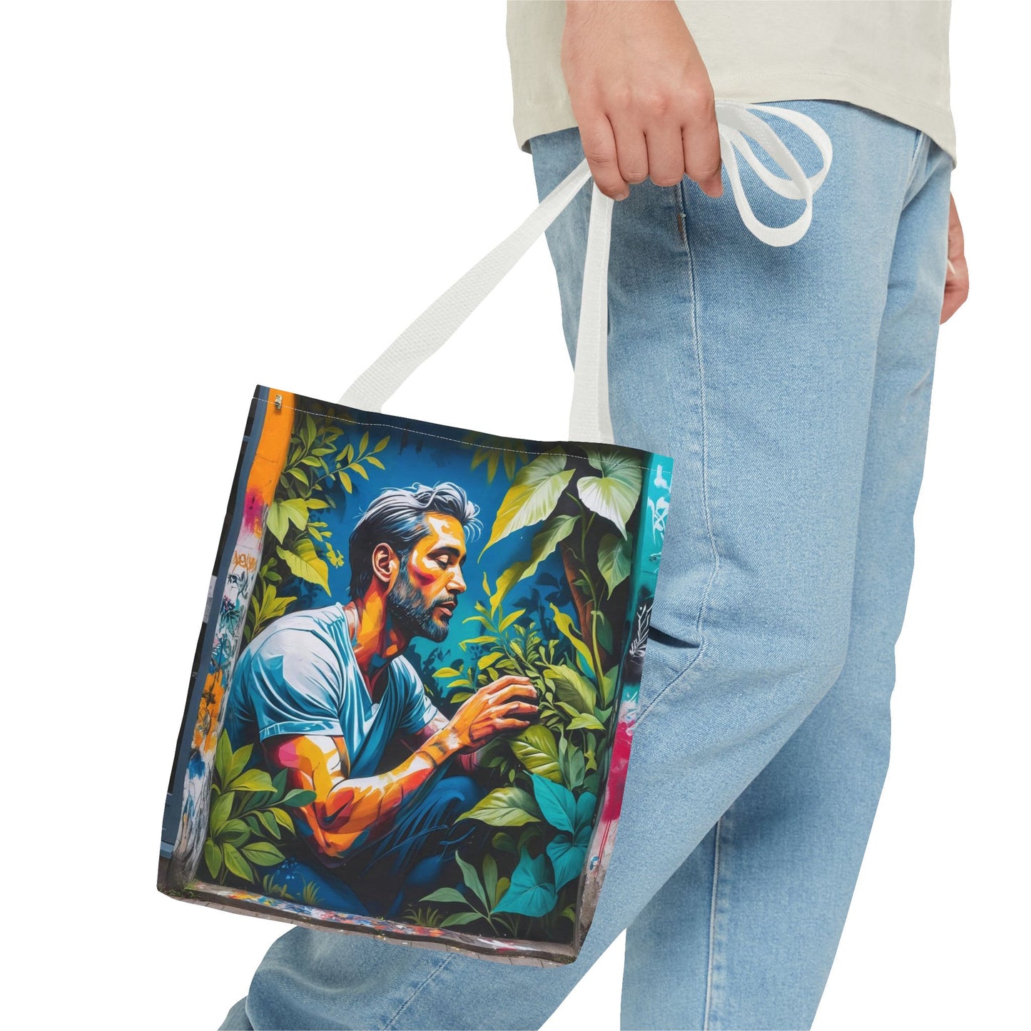 Artistic Surge - Eco-Friendly Canvas Tote Bag - LOVE FOR NATURE