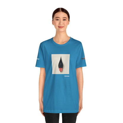 DOGART Unisex Jersey Dog T-Shirt - FONTANA - Iconic Painting Reimagined with Dogs