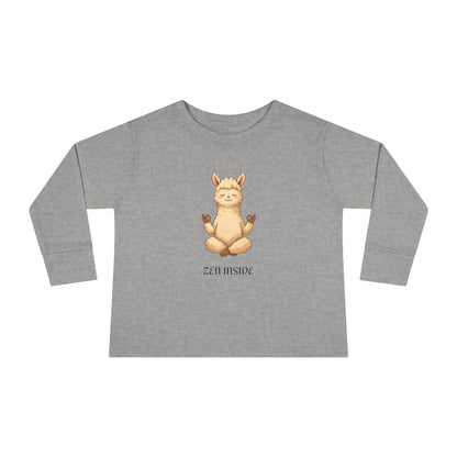 Zen Inside Long Sleeve Tee - ALPACA