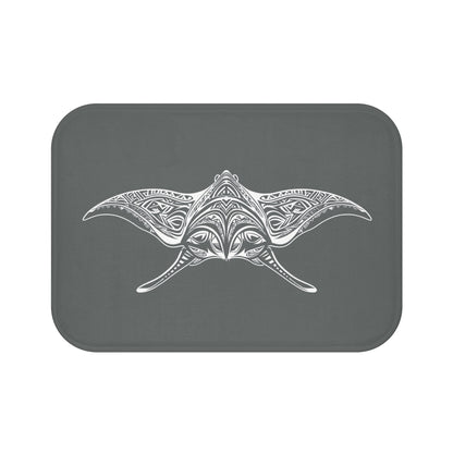 Tribal Bath Mat. Ocean Energy, Tribal Style
