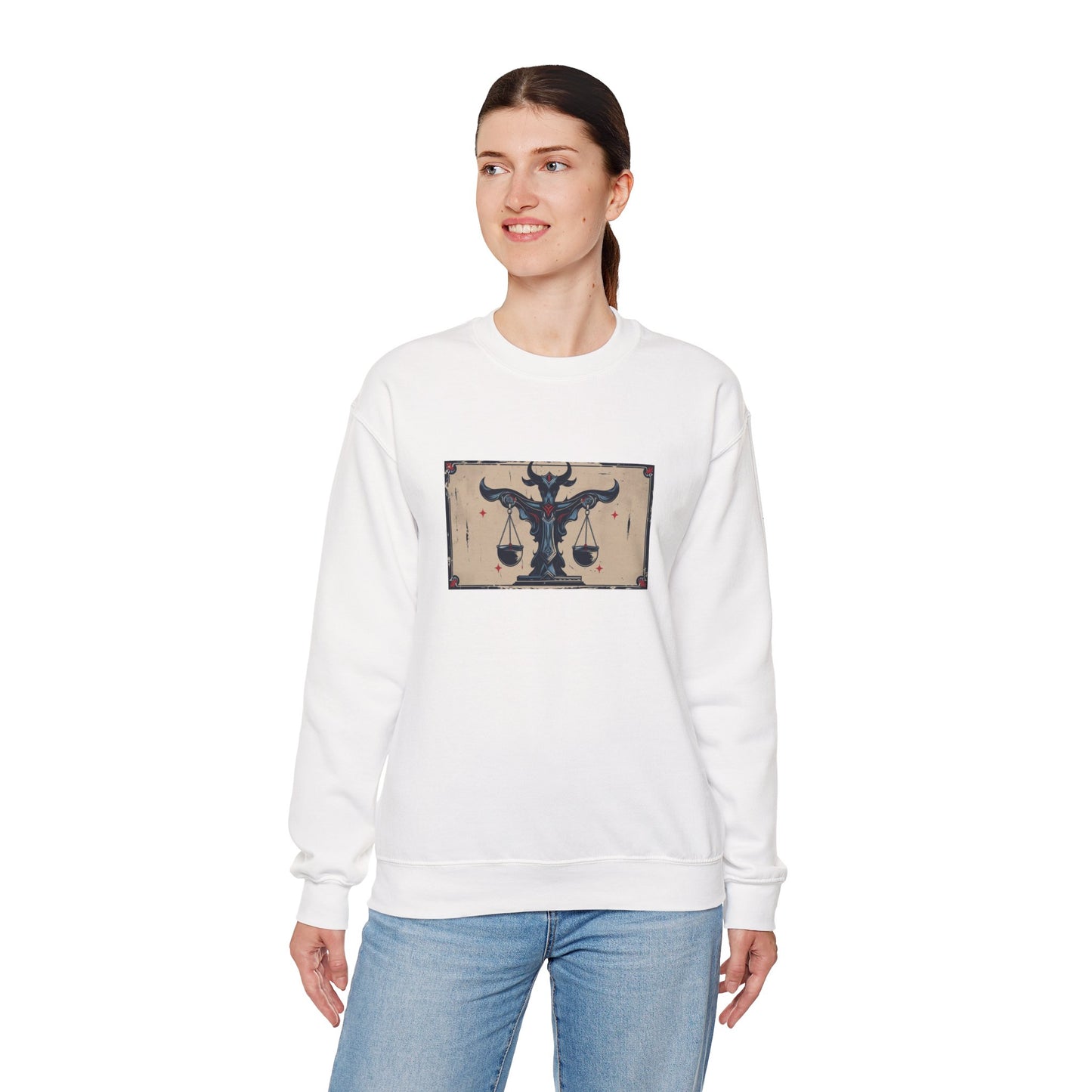 Libra - Gothic Zodiac Blue Sweatshirt