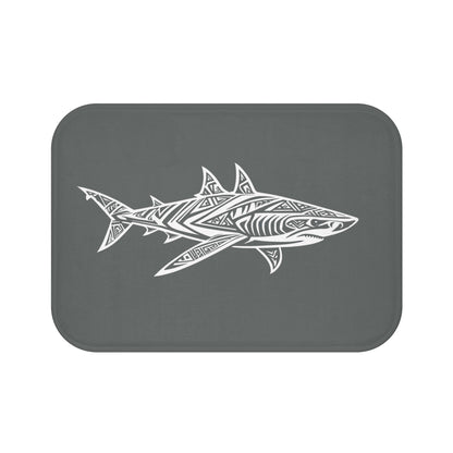 Tribal Bath Mat. Ocean Energy, Tribal Style