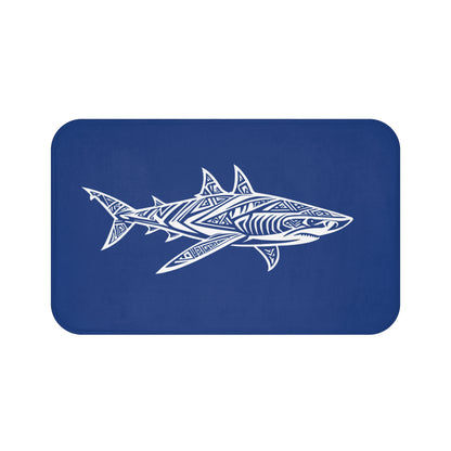 Tribal Bath Mat. Ocean Energy, Tribal Style