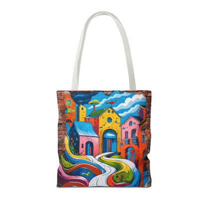 Artistic Surge - Eco-Friendly Canvas Tote Bag - HOUSES