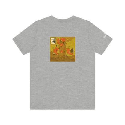 The Tower - Tarot in Ukiyo-e Style