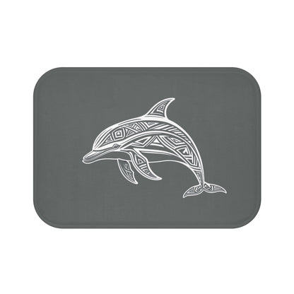 Tribal Bath Mat. Ocean Energy, Tribal Style