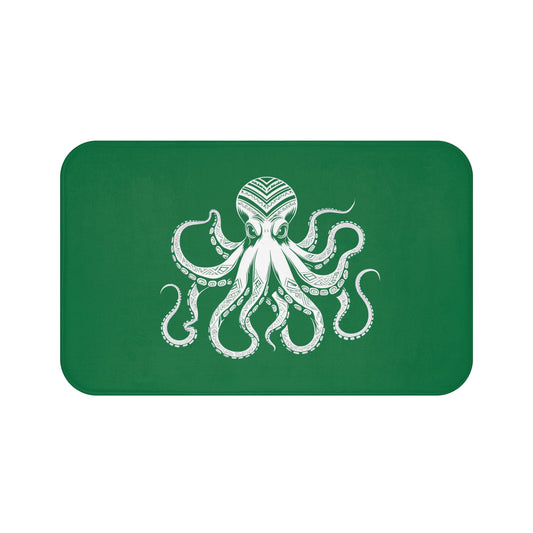 Tribal Bath Mat. Ocean Energy, Tribal Style