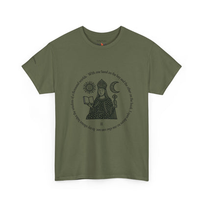 The High Priestess - ArcanaPop T-Shirt – Where Tarot Magic Meets Pop Art