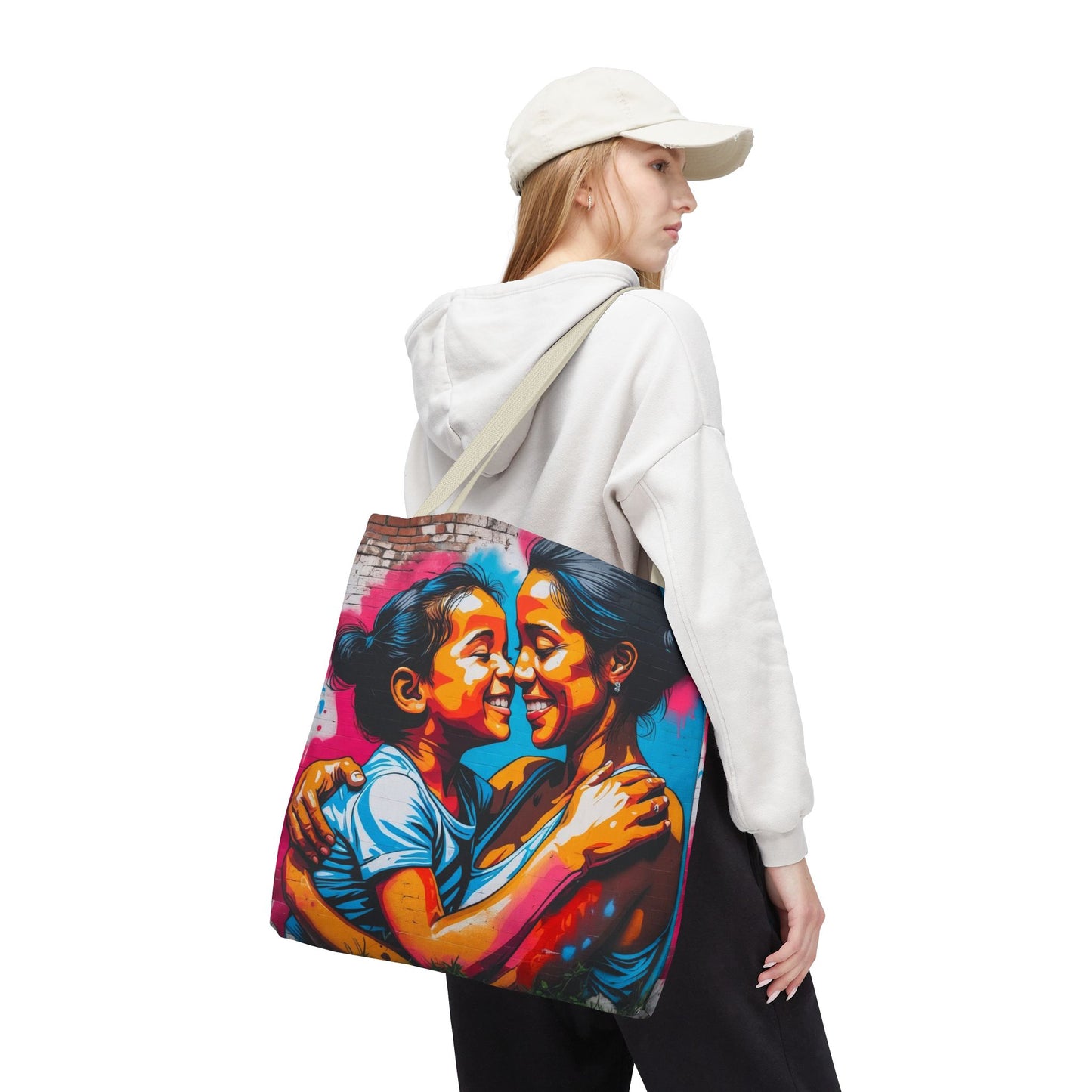 Artistic Surge - Eco-Friendly Canvas Tote Bag - SMILING HUG