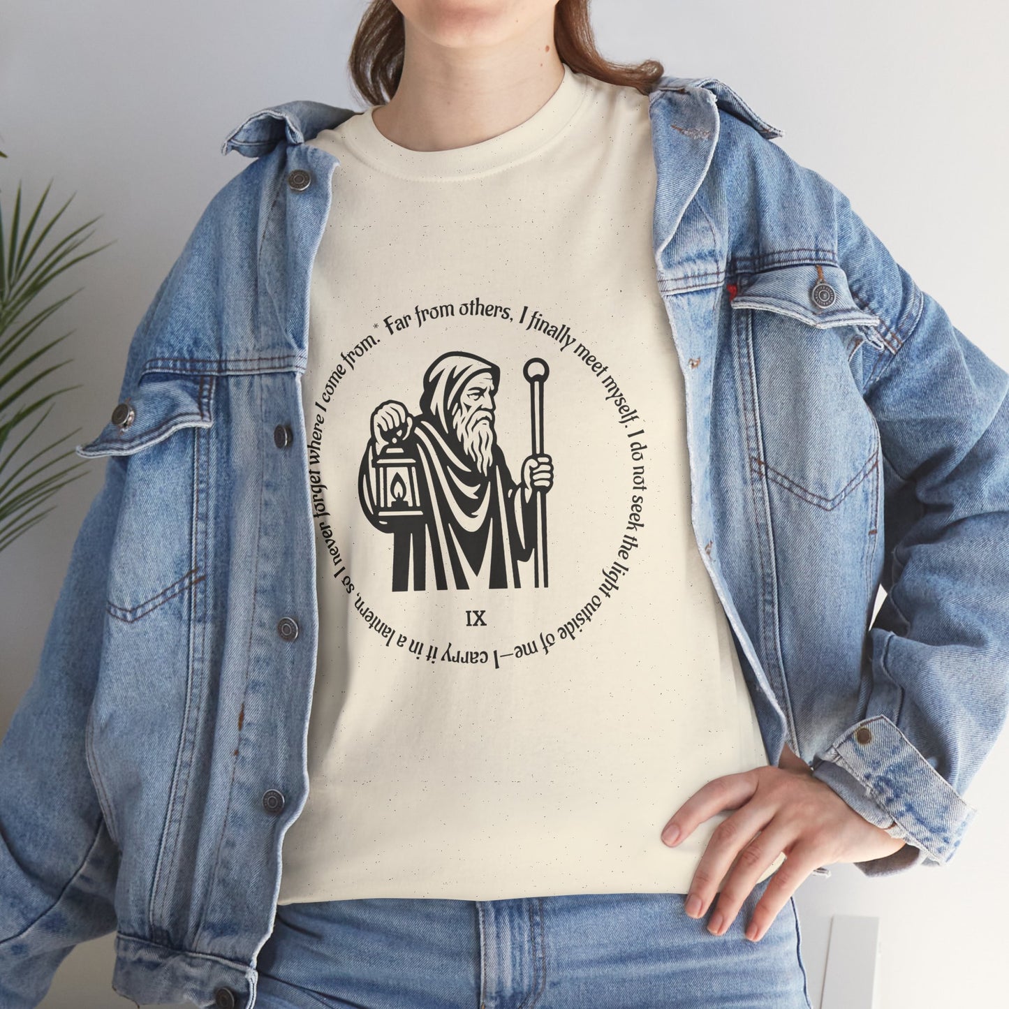 The Hermit - ArcanaPop T-Shirt – Where Tarot Magic Meets Pop Art