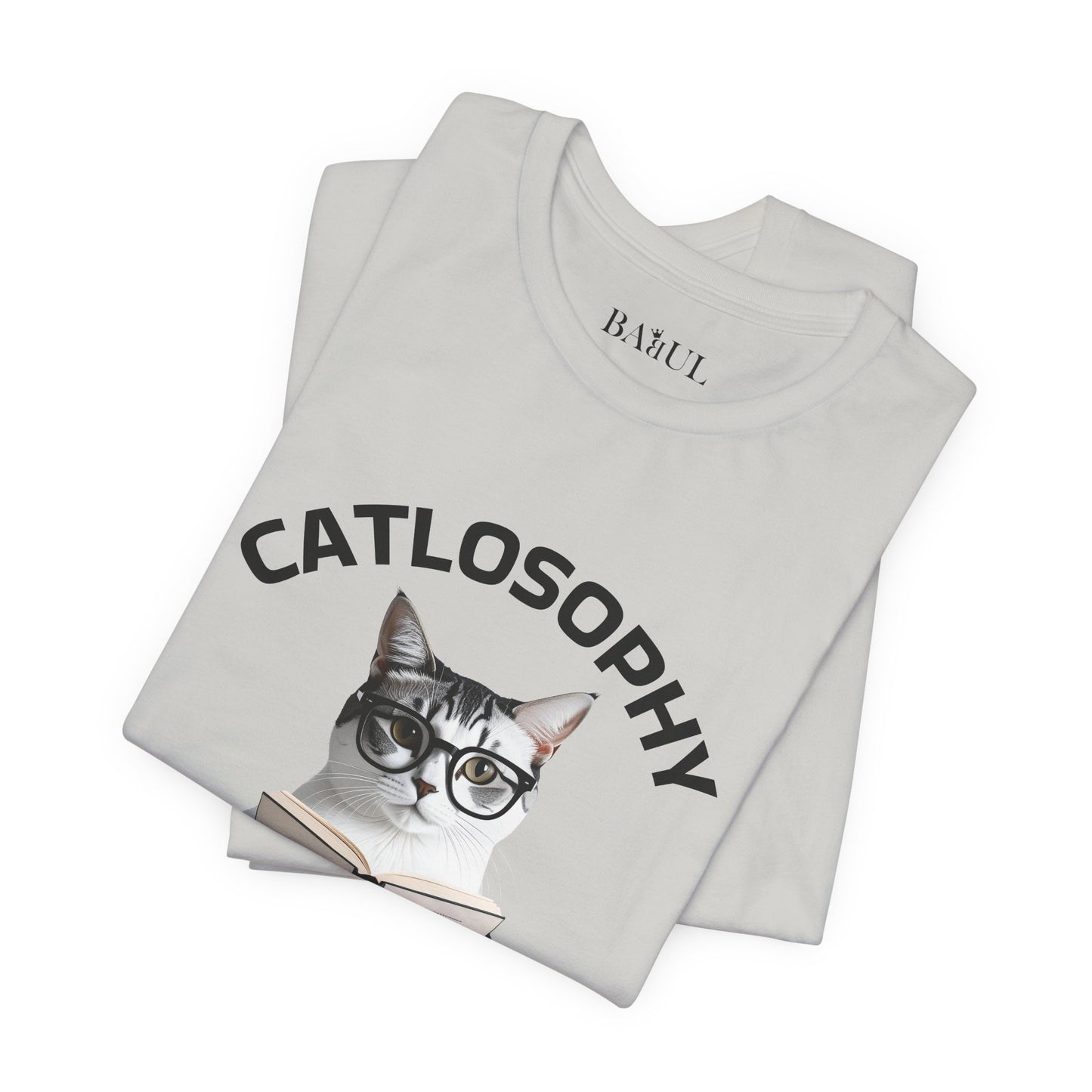 Catlosophy Unisex Jersey Short Sleeve Tee –  "Let the dog bark" Design