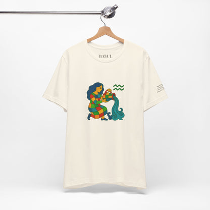 AQUARIUS - T-shirt, The Zodiac in Colors