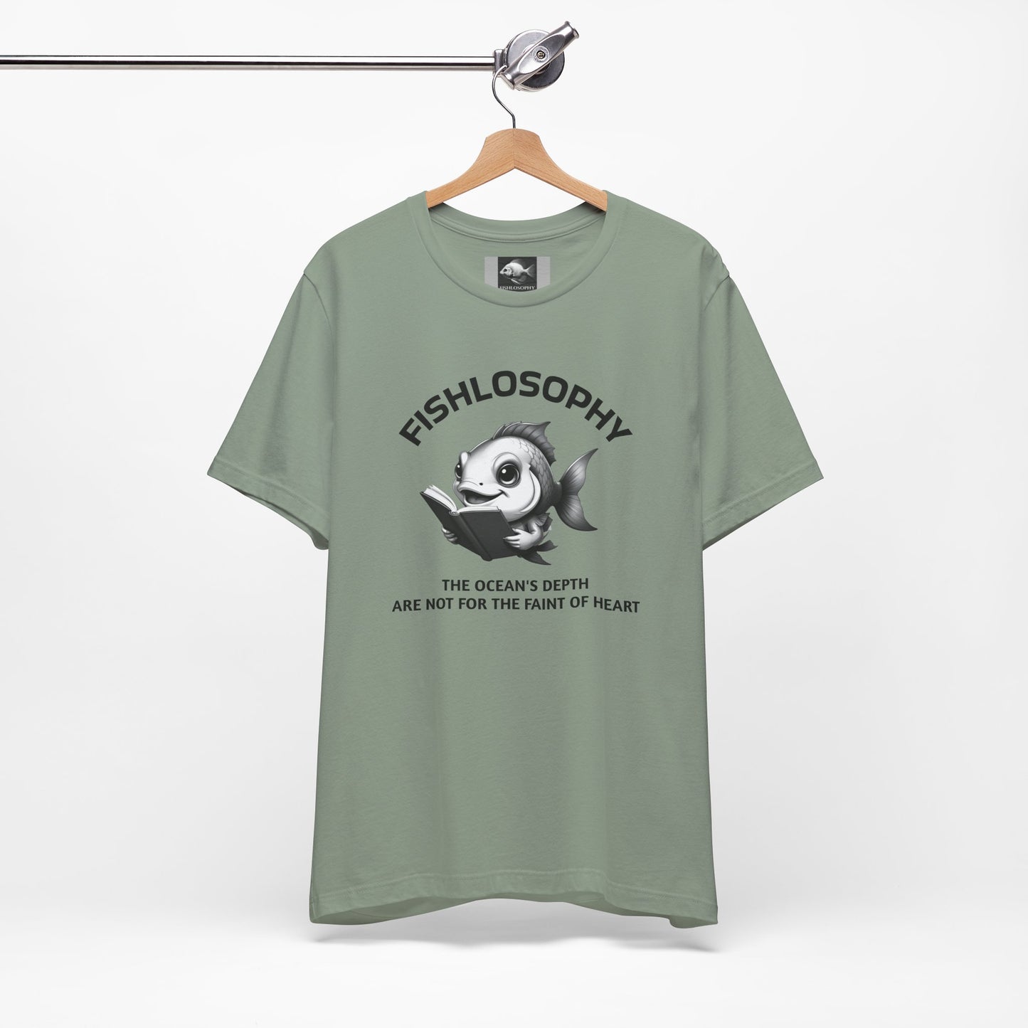 Fishlosophy Unisex Jersey Short Sleeve Tee –  The Ocean' depth is not for the faint of heart
