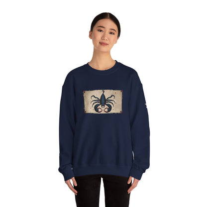 Scorpio - Gothic Zodiac Blue Sweatshirt