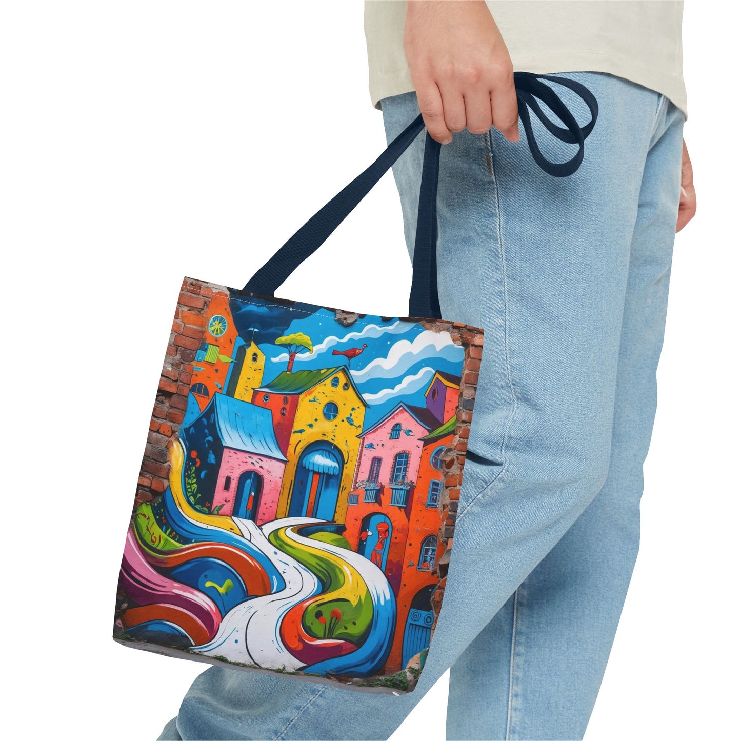 Artistic Surge - Eco-Friendly Canvas Tote Bag - HOUSES
