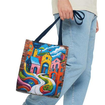 Artistic Surge - Eco-Friendly Canvas Tote Bag - HOUSES