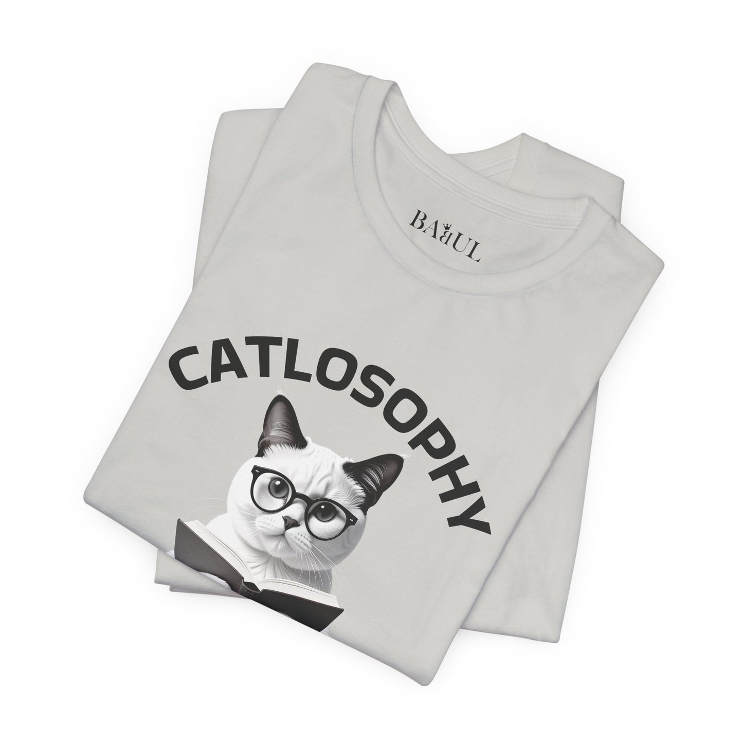 Catlosophy Unisex Jersey Short Sleeve Tee –  "Life isn't about fitting In" Design