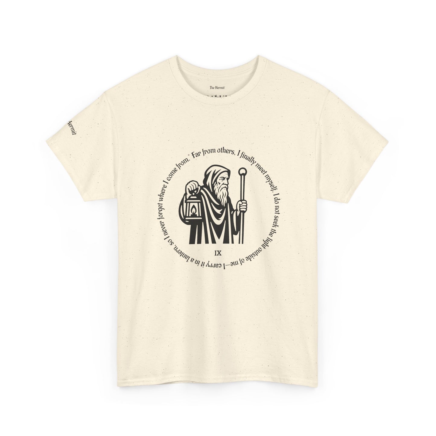 The Hermit - ArcanaPop T-Shirt – Where Tarot Magic Meets Pop Art