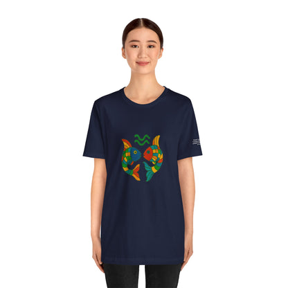 PISCES - T-shirt, The Zodiac in Colors