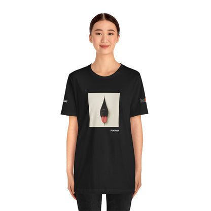 DOGART Unisex Jersey Dog T-Shirt - FONTANA - Iconic Painting Reimagined with Dogs