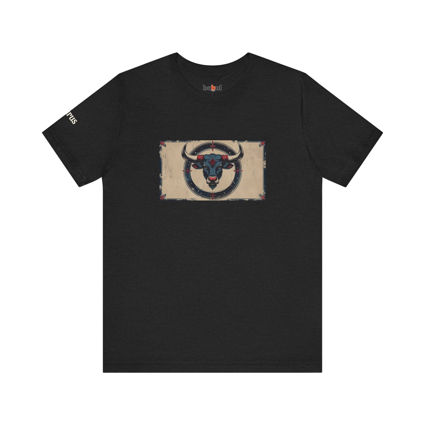 Taurus - Gothic Zodiac T-Shirt. Zodiac in the Shadows