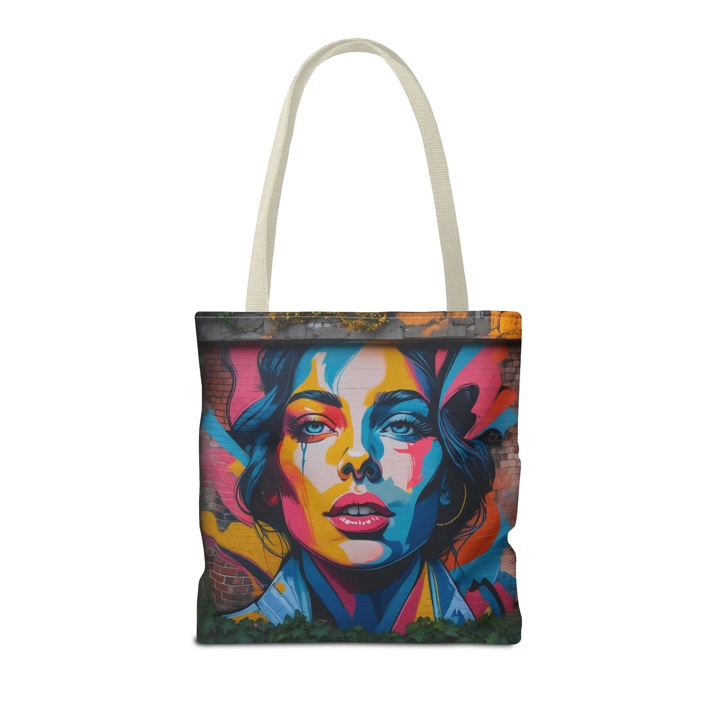 Artistic Surge - Eco-Friendly Canvas Tote Bag - WOMAN'S FACE