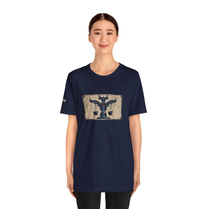 Libra - Gothic Zodiac T-Shirt. Zodiac in the Shadows