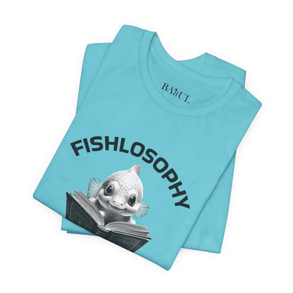 Fishlosophy Unisex Jersey Short Sleeve Tee –  The Early Worms Get Eaten First